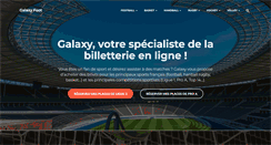 Desktop Screenshot of galaxyfoot.fr